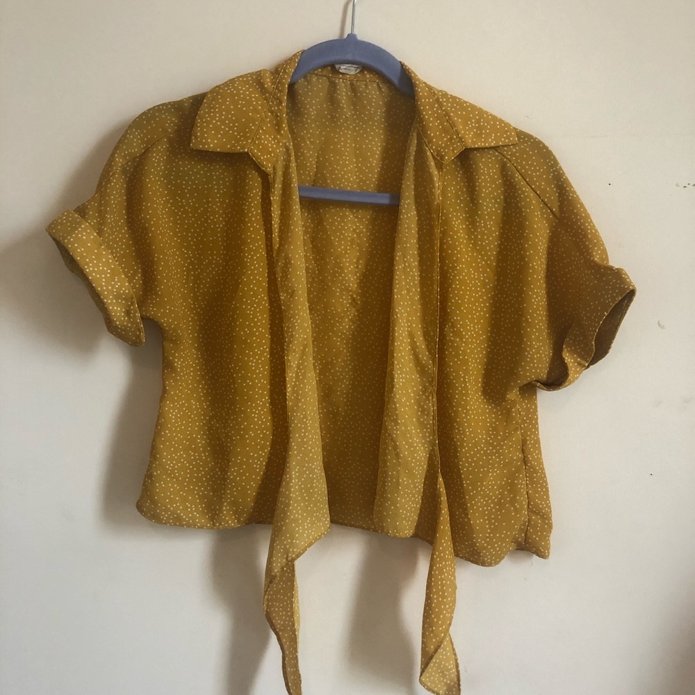 Urban Outfitters Tie crop top